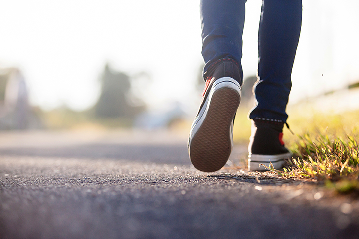 feet walking