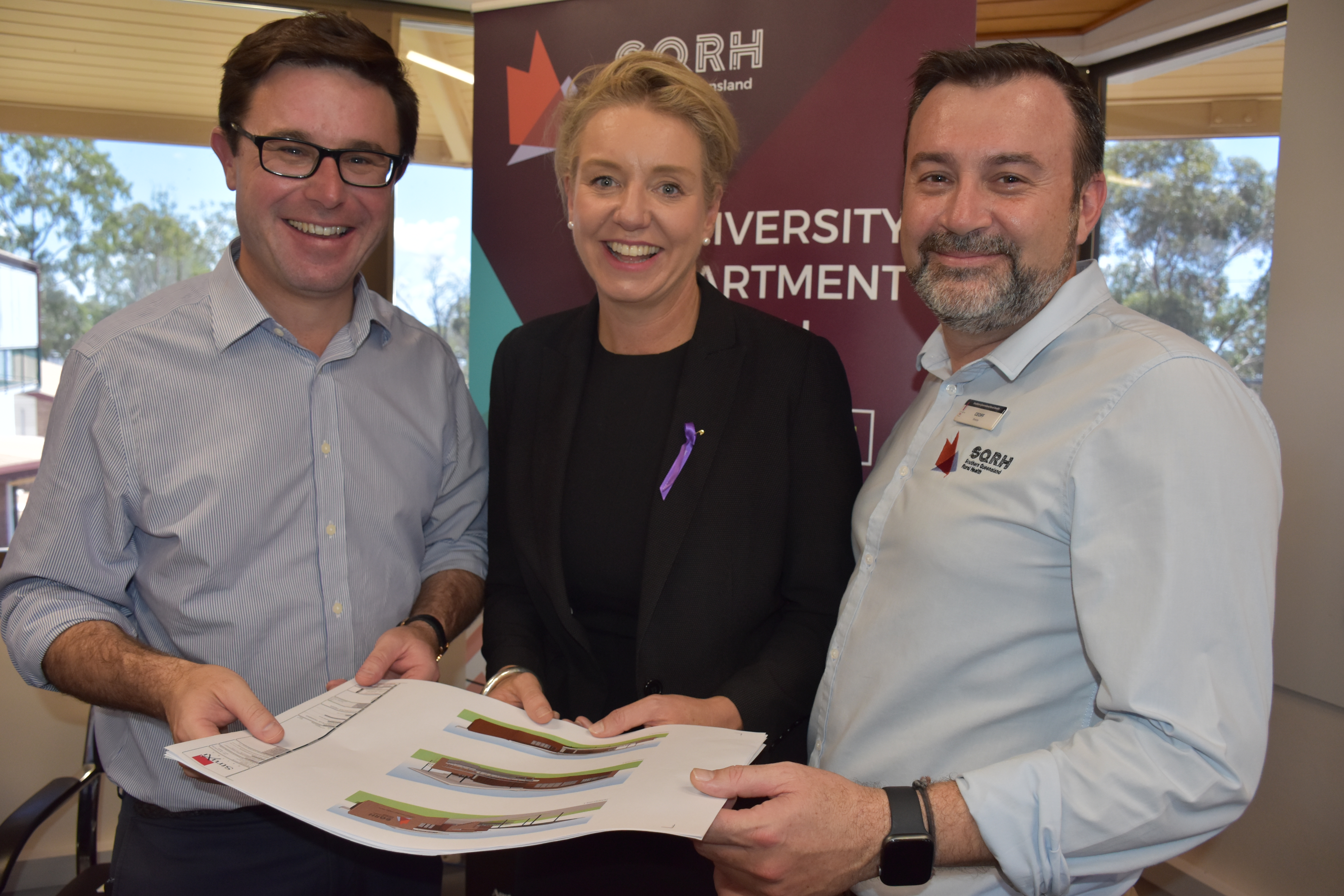 Hon. David Littleproud MP, Senator Bridget McKenzie and Associate Professor Geoff Argus