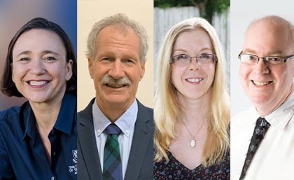  Professor Sara Dolnicar, Professor Peter Clarkson, Professor Julie Henry and Professor Justin Kenardy.