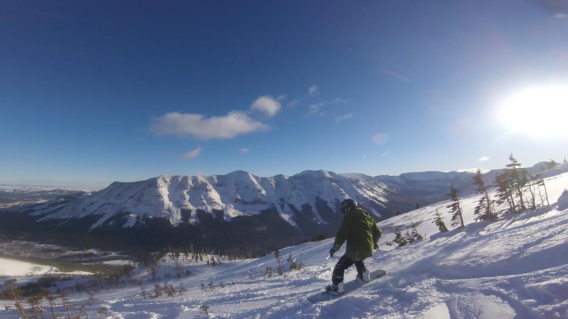 Placement in Canadian rockies