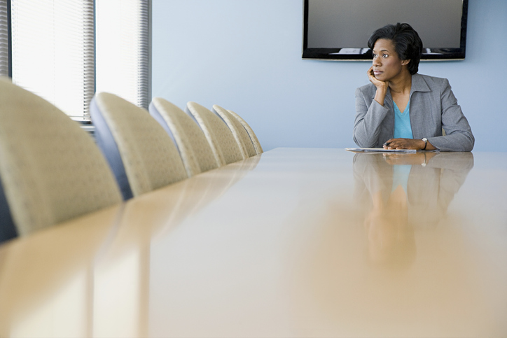 boss in boardroom