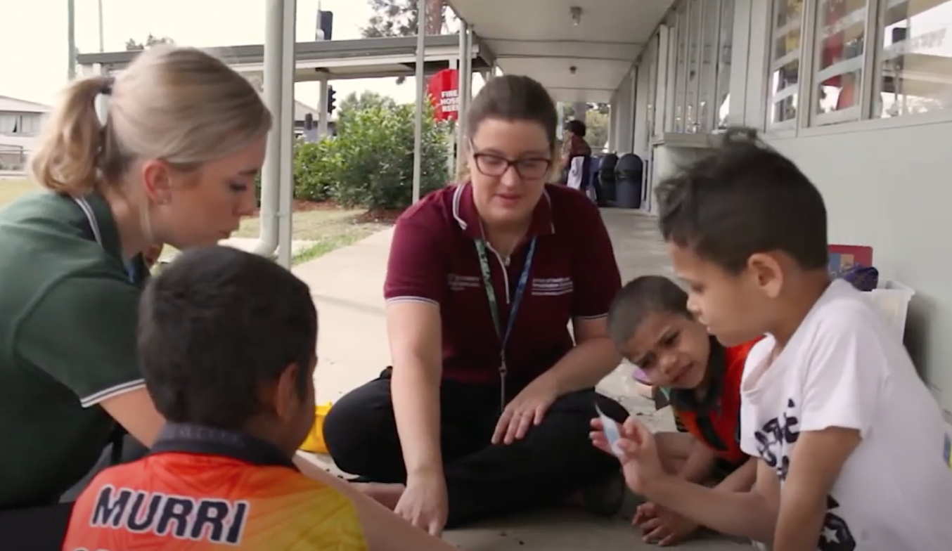 UQ students at The Murri School