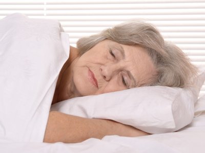 older women sleeping
