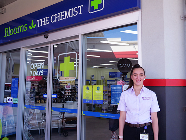 UQ Bachelor of Pharmacy (Honours) student Amaya Castrejana on her rural pharmacy placement