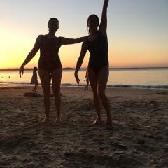 people on beach
