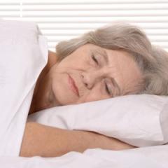 older women sleeping