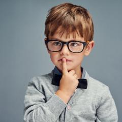 child thinking