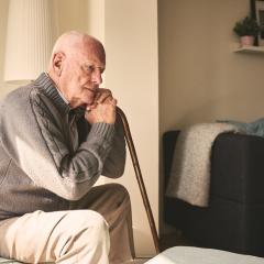 lonely senior