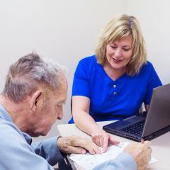 patient and therapist