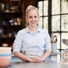 UQ student whisking stiff peaks