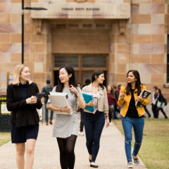 Students at UQ