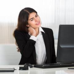 Office work can be a pain in the neck