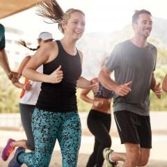 people jogging